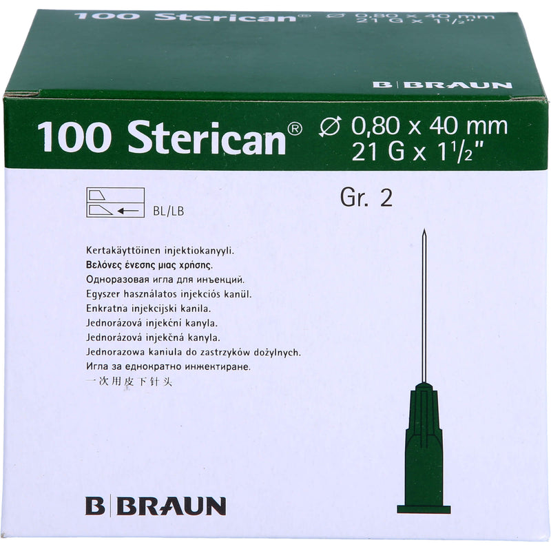 STERICAN K LL0 80X40MMGR2 100 St