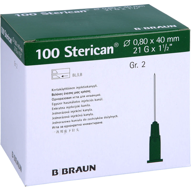 STERICAN K LL0 80X40MMGR2 100 St