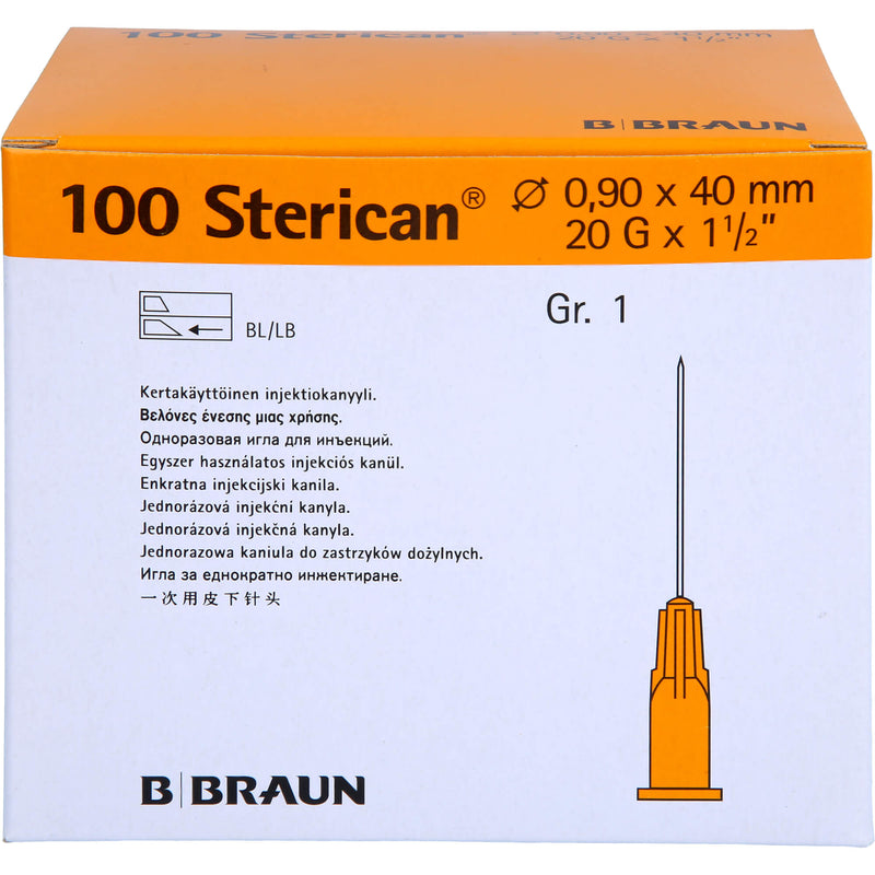 STERICAN K LL0 90X40MM GR1 100 St