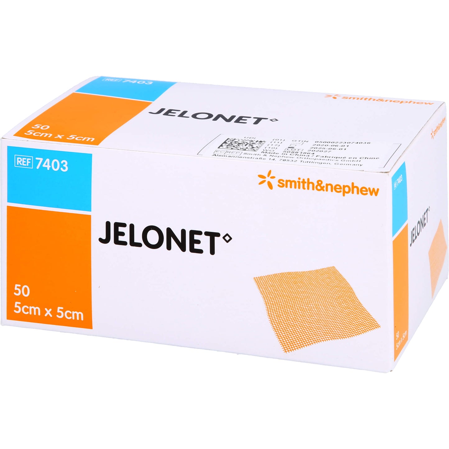 JELONET Paraffingaze 5x5 cm steril Peelpack 50 St