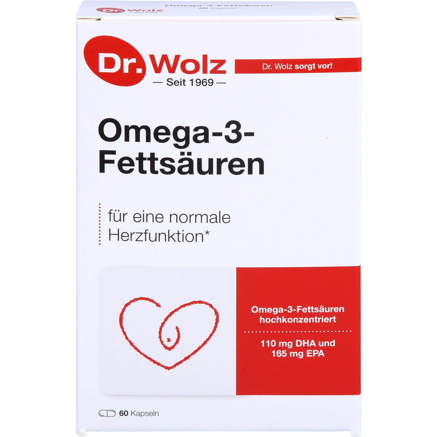 OMEGA-3 FETTSÄUREN 500 mg/60% Kapseln 60 St
