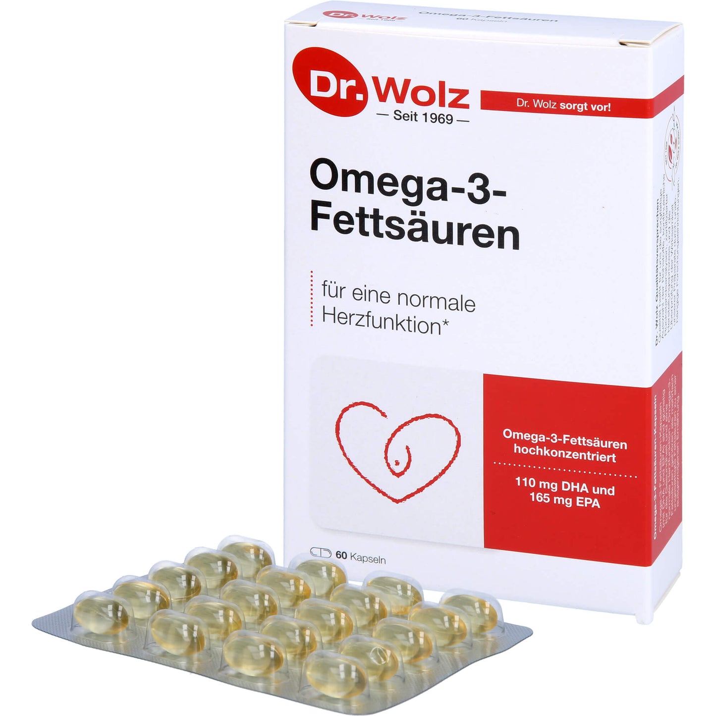 OMEGA-3 FETTSÄUREN 500 mg/60% Kapseln 60 St