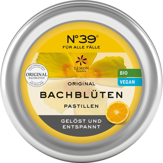 BACHBLÜTEN Notfall No.39 Pastillen Bio 45 g