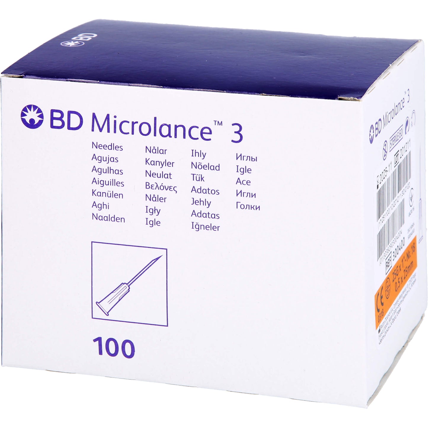 BD MICROLANCE Kanüle 25 G 1 0,5x25 mm 100 St