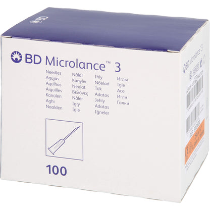 BD MICROLANCE Kanüle 25 G 5/8 0,5x16 mm 100 St