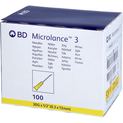 BD MICROLANCE Kanüle 30 G 1/2 0,29x13 mm 100 St