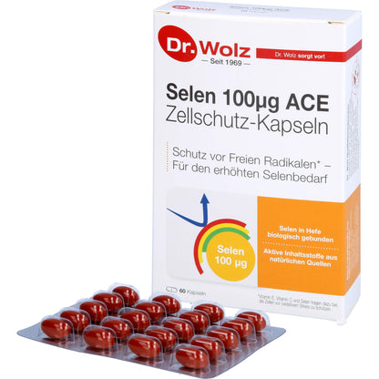 SELEN ACE 100 µg 60 Tage Kapseln 60 St
