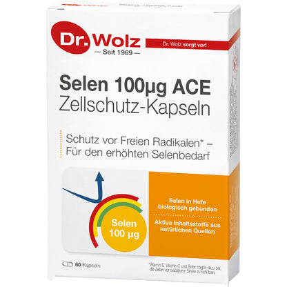 SELEN ACE 100 µg 60 Tage Kapseln 60 St