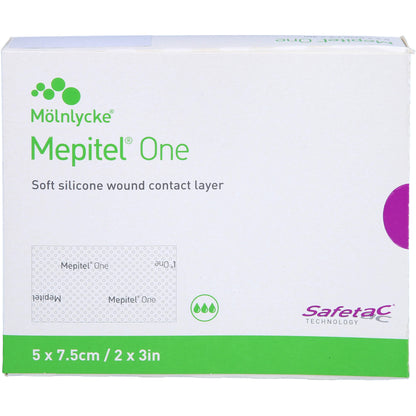 MEPITEL One 5x7,5 cm Silikon Netzverband 10 St