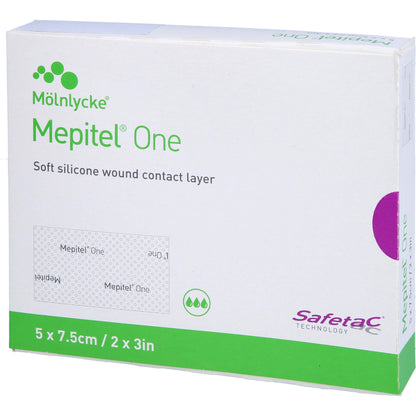 MEPITEL One 5x7,5 cm Silikon Netzverband 10 St