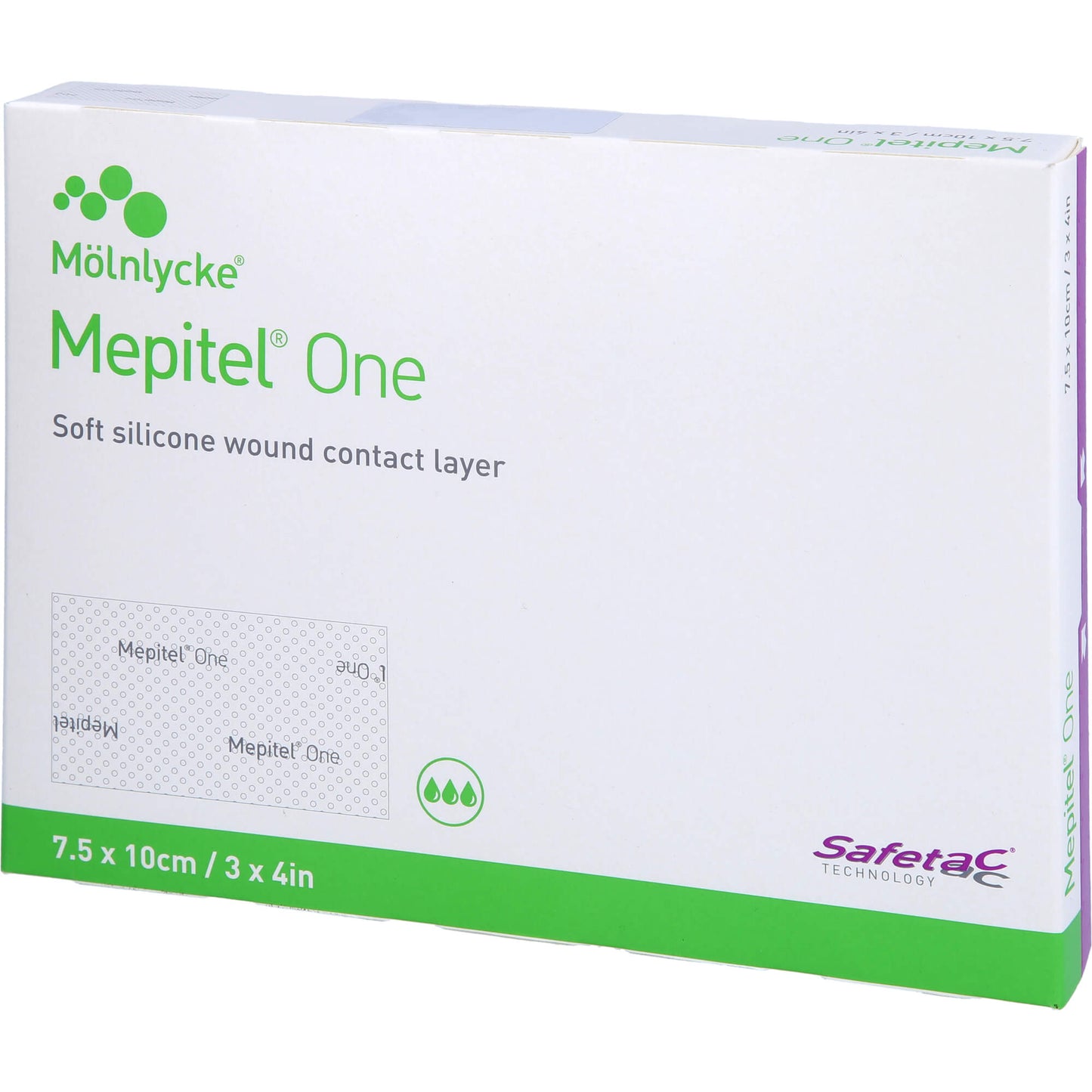 MEPITEL One 7,5x10 cm Silikon Netzverband 10 St