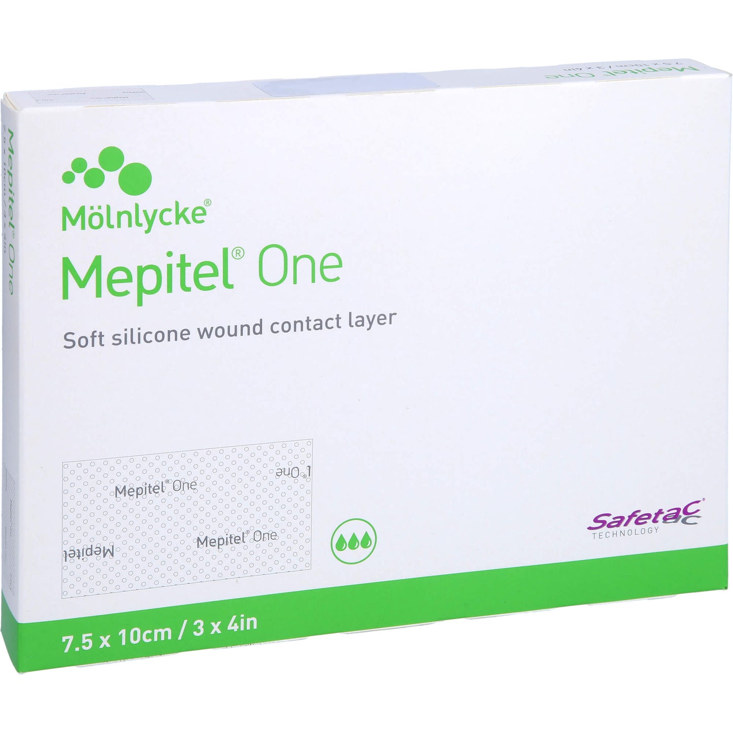 MEPITEL One 7,5x10 cm Silikon Netzverband 10 St