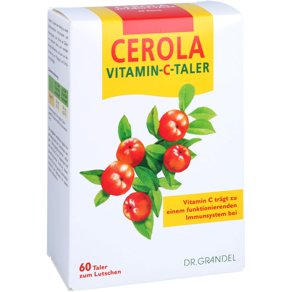 CEROLA Vitamin C Taler Grandel 60 St