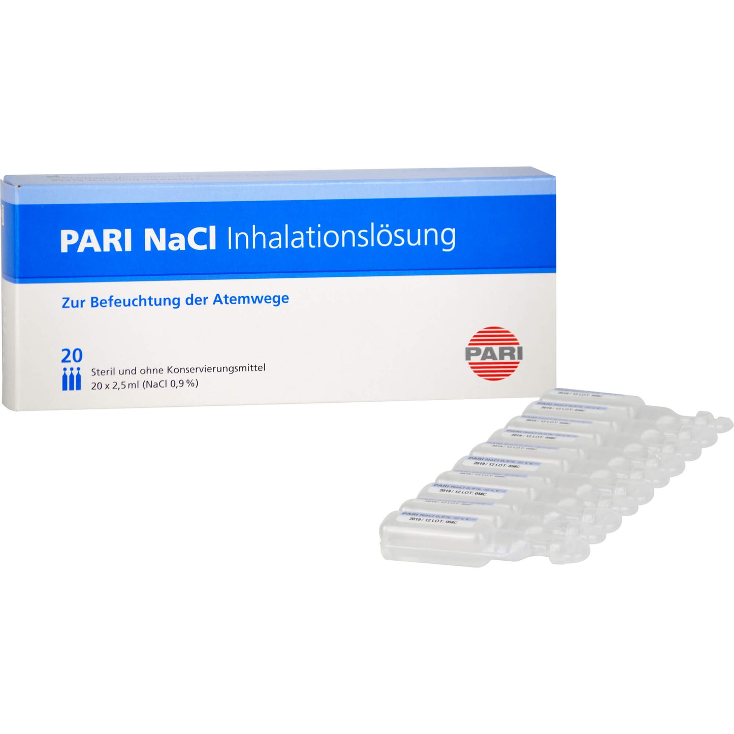 PARI NaCl Inhalationslösung Ampullen 20X2.5 ml