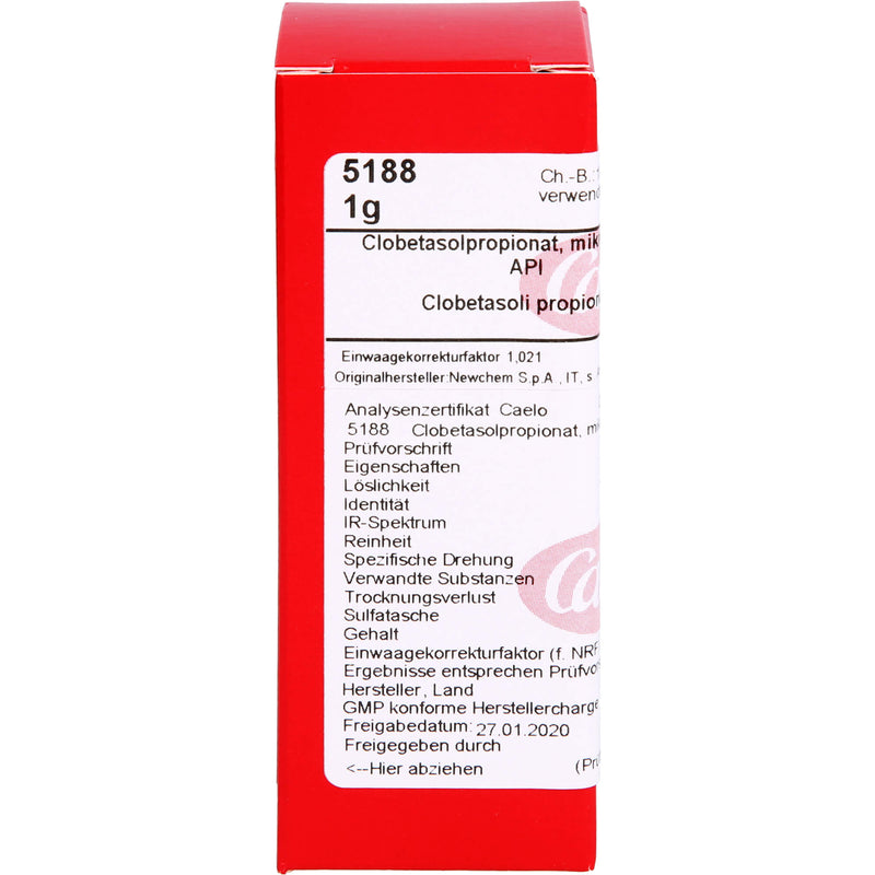CLOBETASOLPROPIONAT MIKRON 1 g