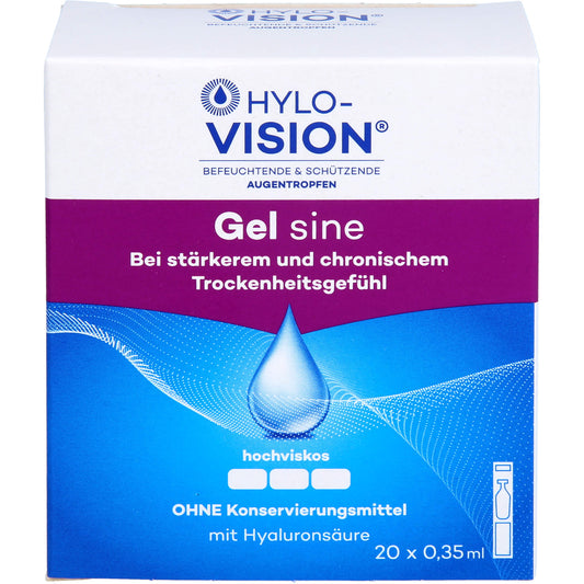 HYLO-VISION Gel sine Einzeldosispipetten 20X0.35 ml