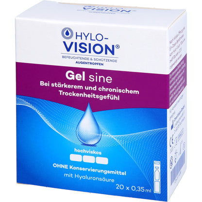 HYLO-VISION Gel sine Einzeldosispipetten 20X0.35 ml