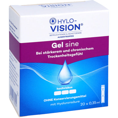 HYLO-VISION Gel sine Einzeldosispipetten 20X0.35 ml