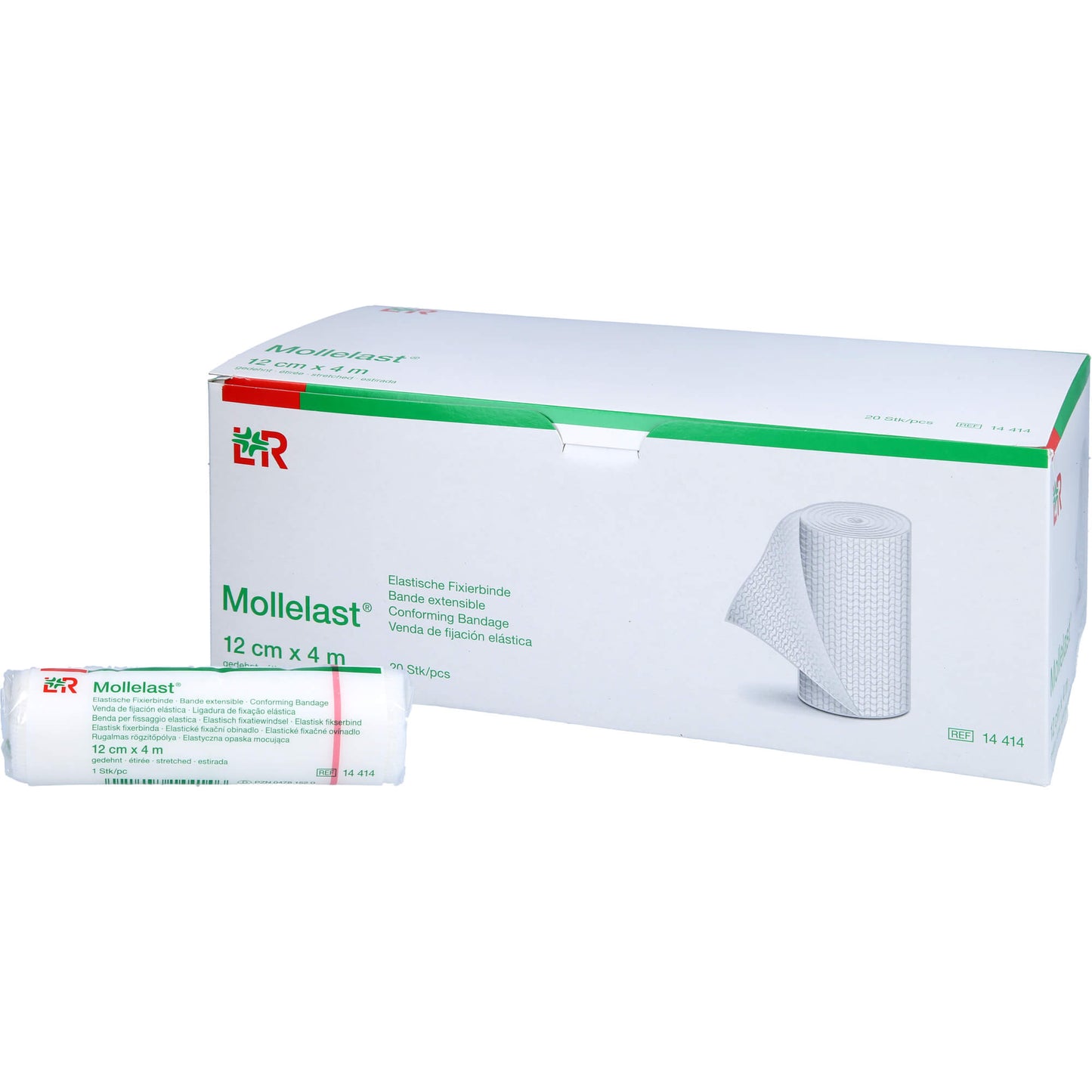 MOLLELAST Binden 12 cmx4 m einzeln verpackt 20 St