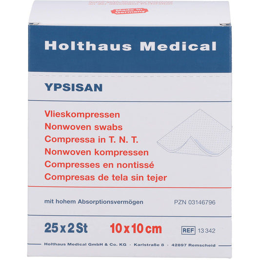 KOMPRESSEN YPSISAN 10x10 cm steril 25X2 St
