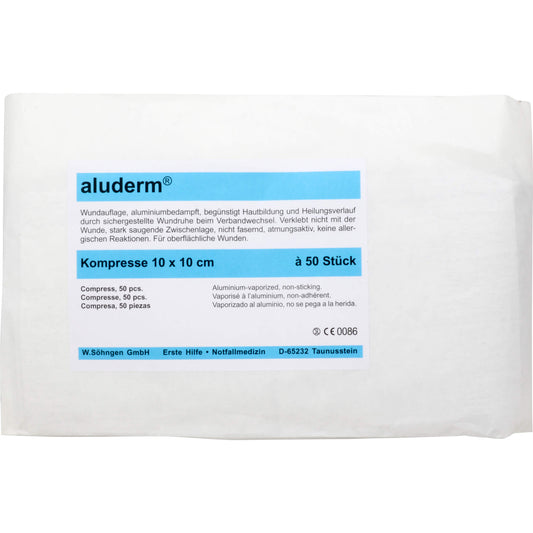 ALUDERM Kompressen 10x10 cm 50 St