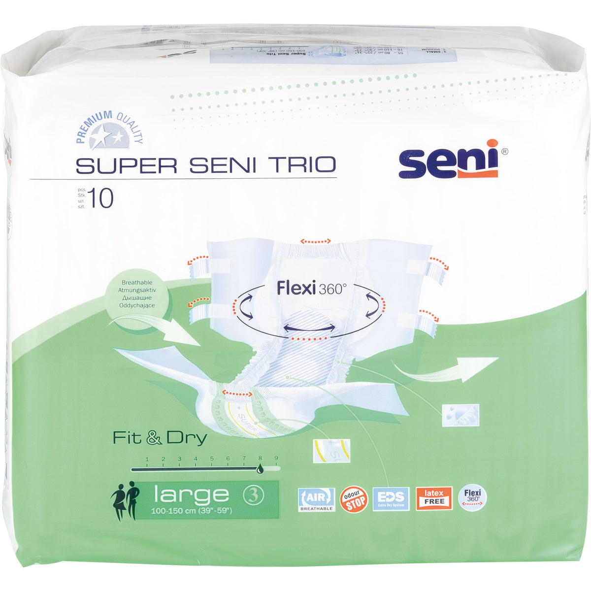 SENI Super Trio Inkontinenzslip L 6X10 St