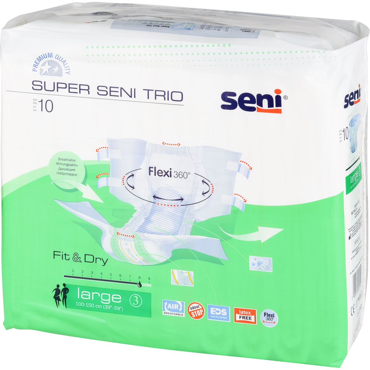 SENI Super Trio Inkontinenzslip L 6X10 St