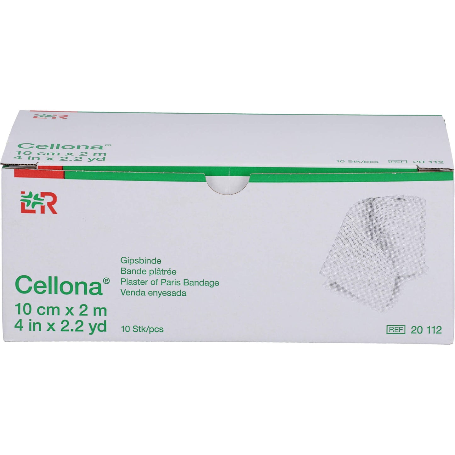 CELLONA Gipsbinden 10 cmx2 m 2X5 St