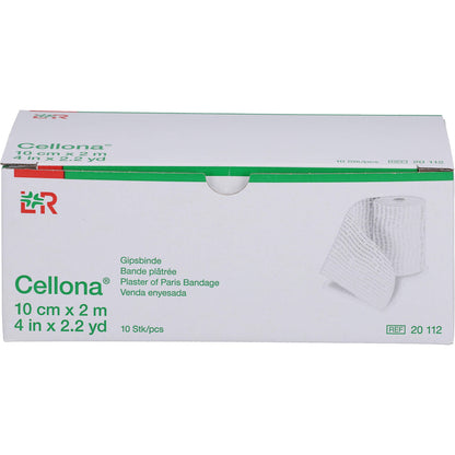 CELLONA Gipsbinden 10 cmx2 m 2X5 St