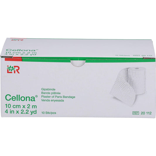 CELLONA Gipsbinden 10 cmx2 m 2X5 St