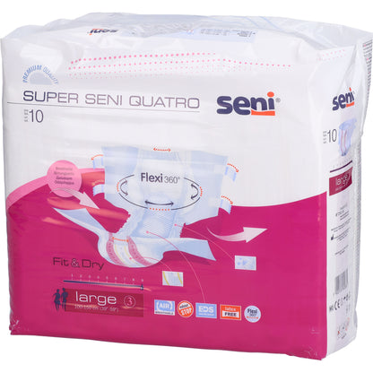SENI Super Quatro Inkontinenzslip L 6X10 St