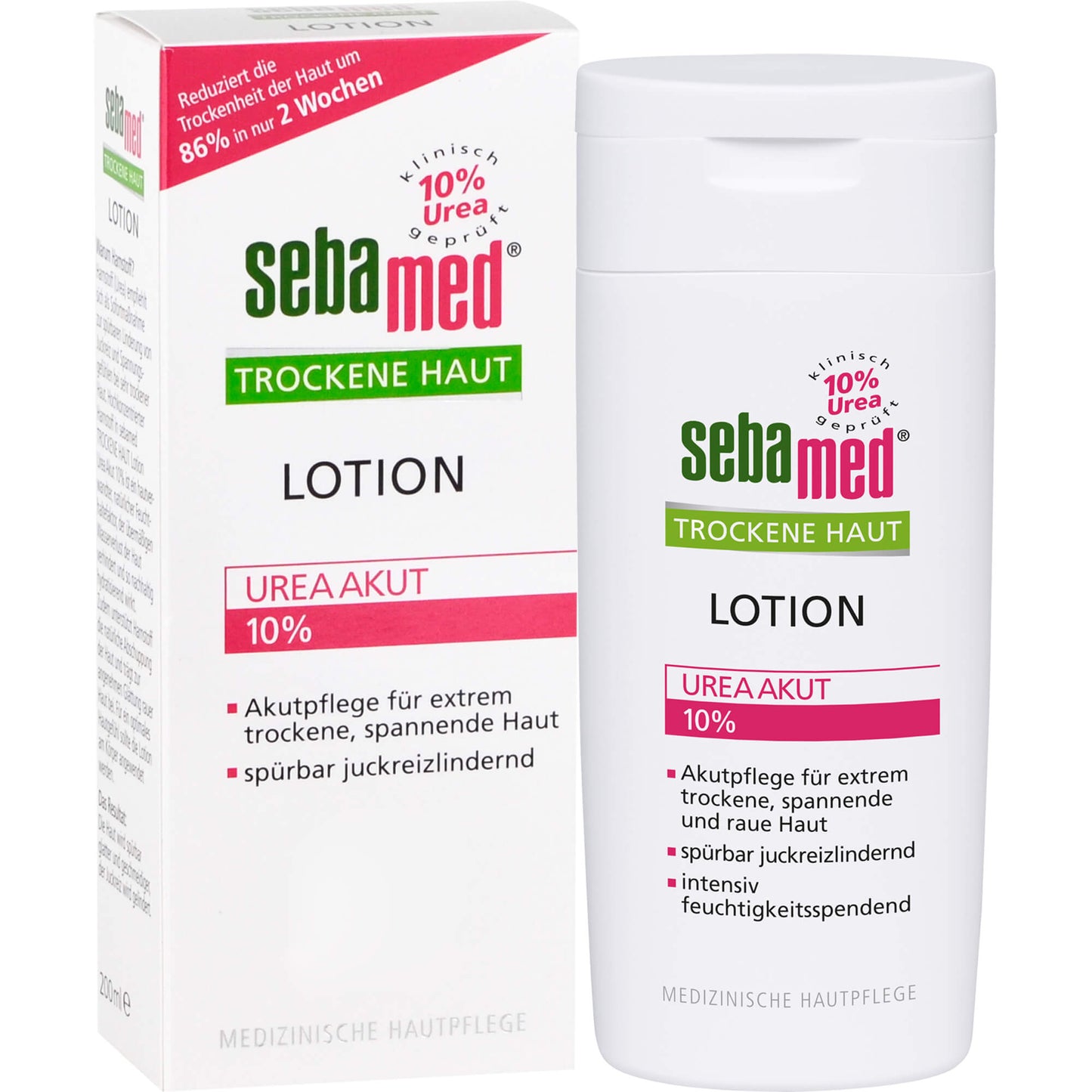 SEBAMED Trockene Haut 10% Urea akut Lotion 200 ml