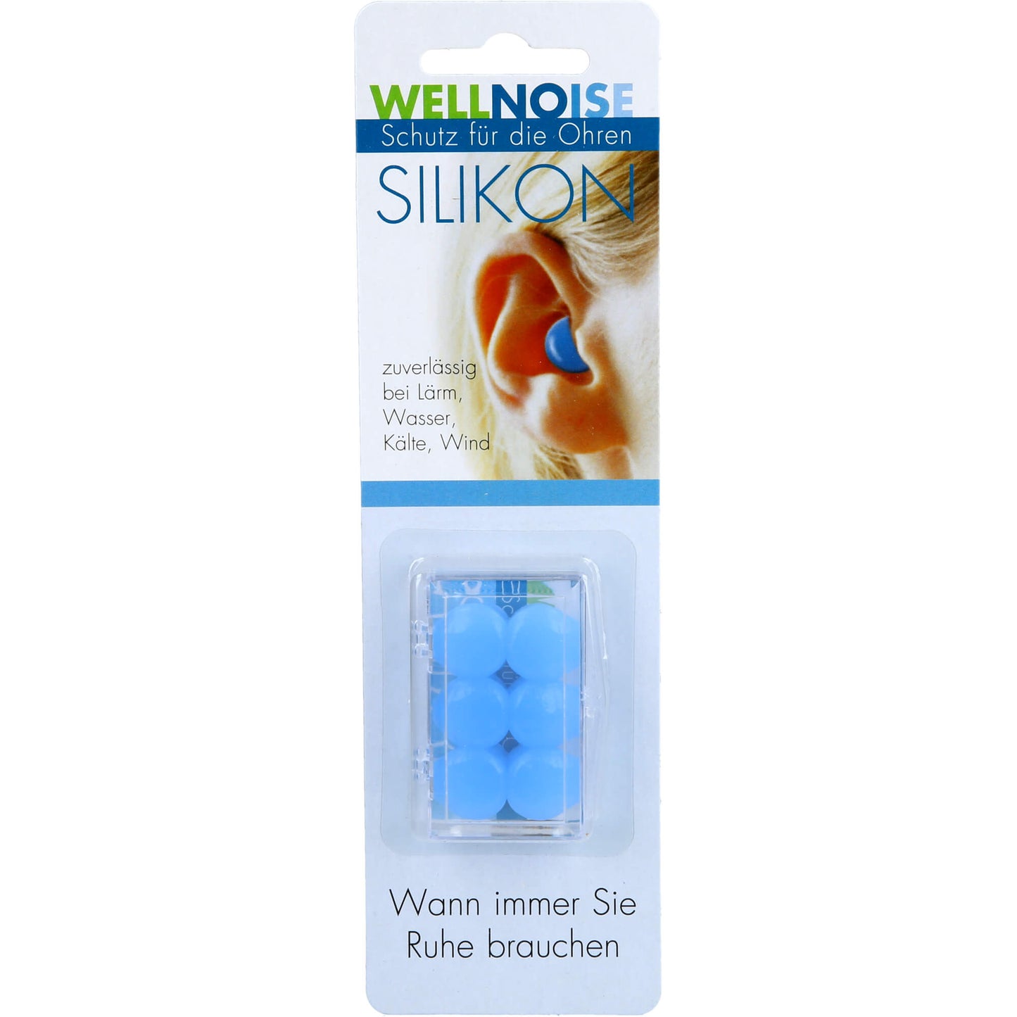WELLNOISE Ohrenstopfen blau Blister 3X2 St