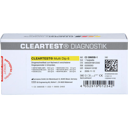 DROGENTEST Multi Dip 6 AMP 1 St