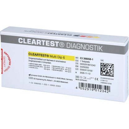 DROGENTEST Multi Dip 6 AMP 1 St