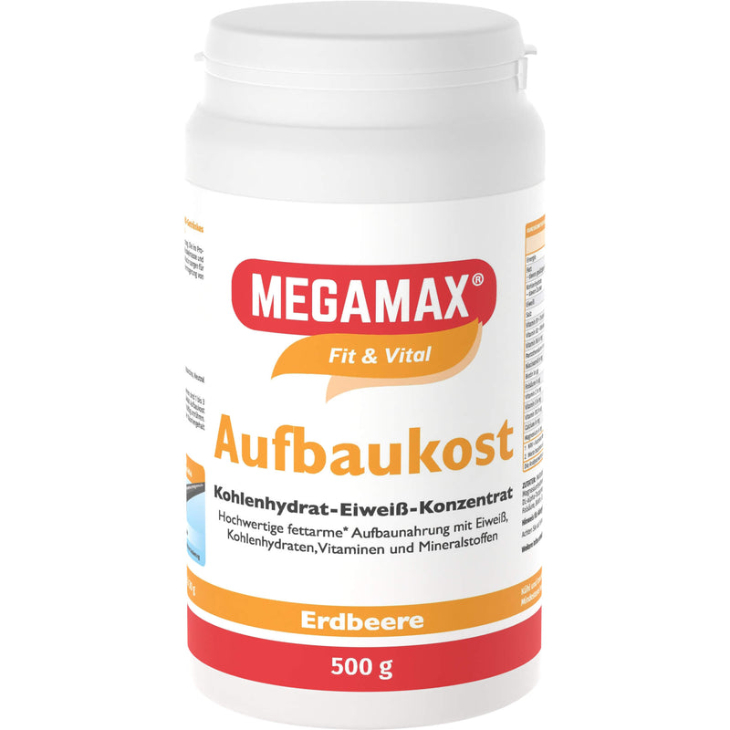 MEGAMAX AUFBAUKOST ERDBEER 500 g