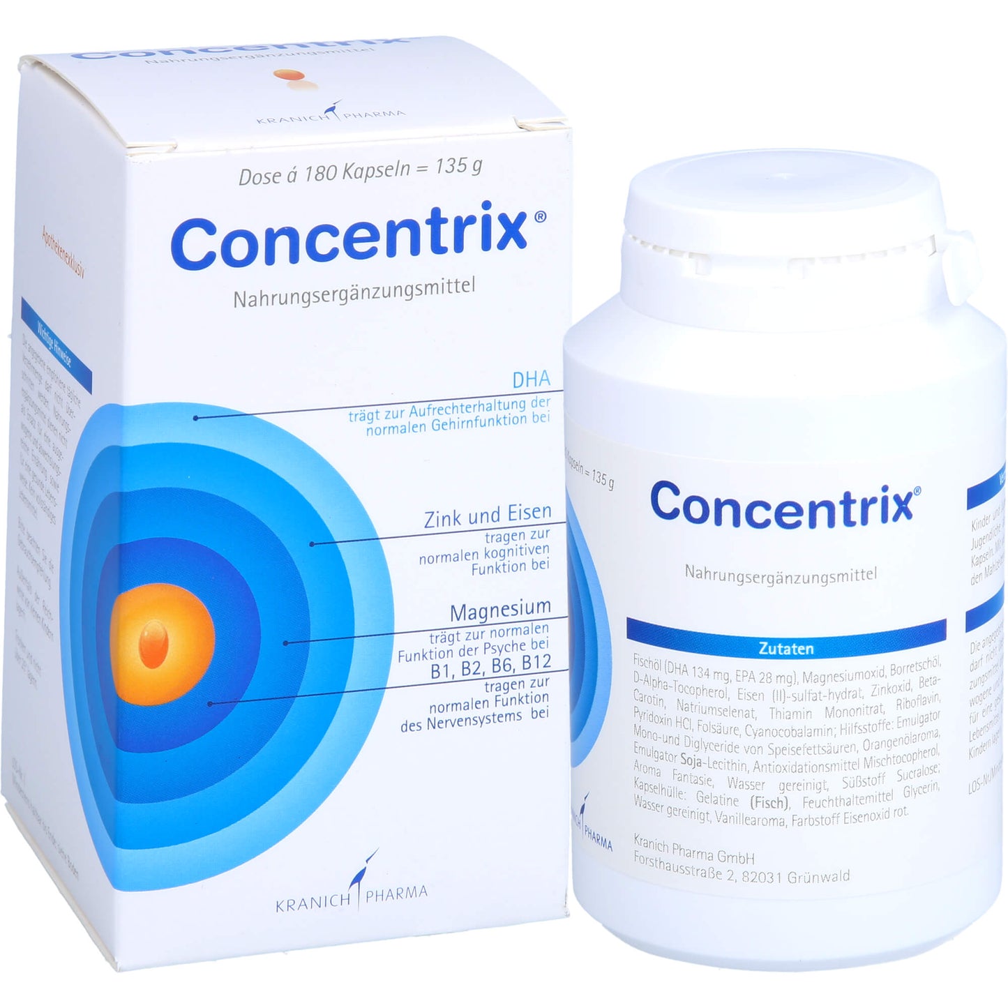CONCENTRIX Kapseln 180 St