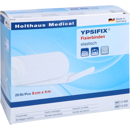 FIXIERBINDE YPSIFIX elastisch 8 cmx4 m lose 20 St