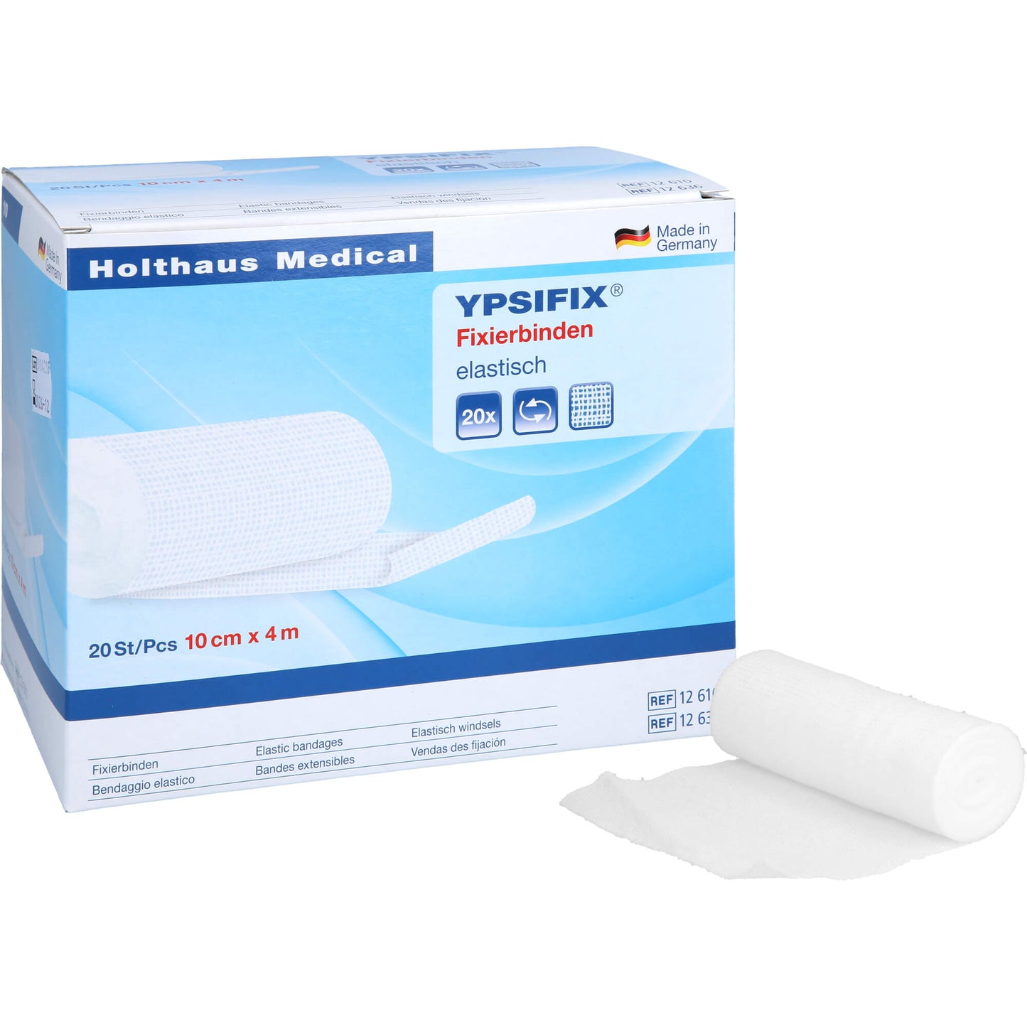 FIXIERBINDE YPSIFIX elastisch 10 cmx4 m lose 20 St