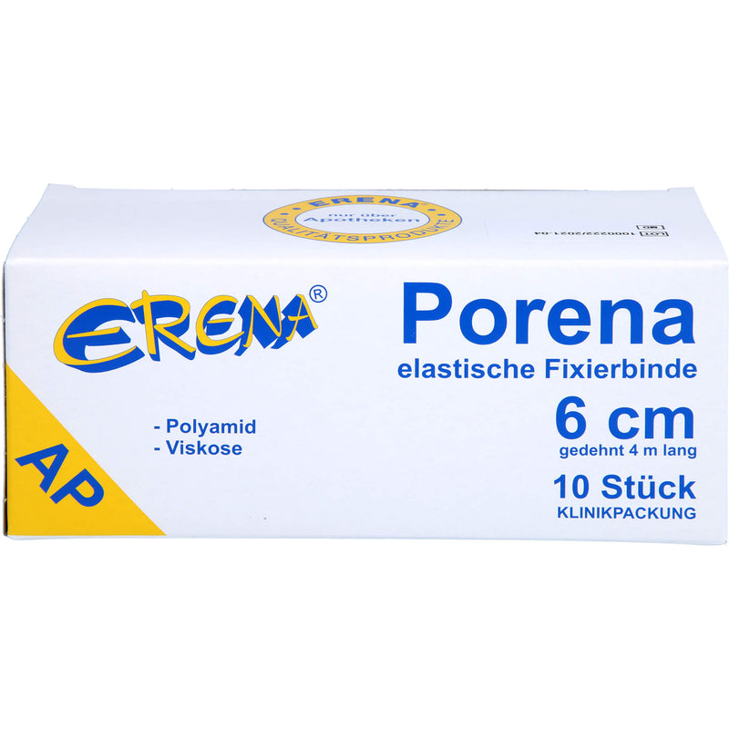 PORENA ELAST MULLBINDE 6CM 10 St