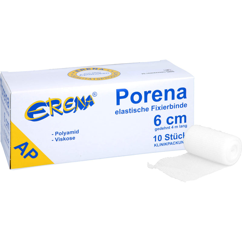 PORENA ELAST MULLBINDE 6CM 10 St