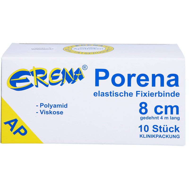 PORENA ELAST MULLBINDE 8CM 10 St