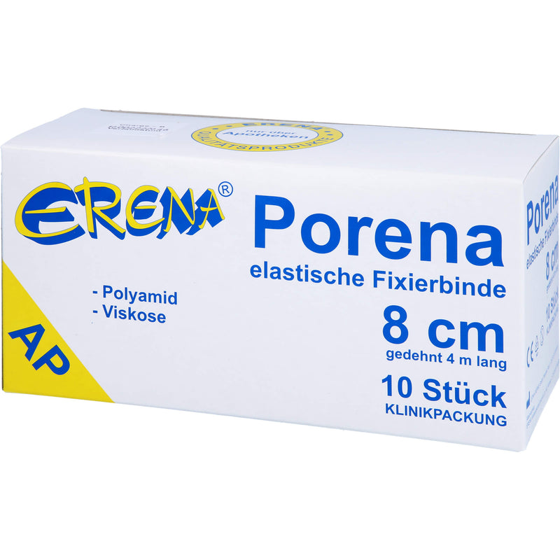 PORENA ELAST MULLBINDE 8CM 10 St