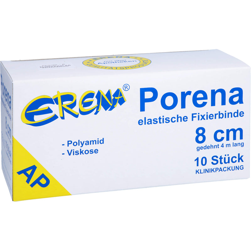 PORENA ELAST MULLBINDE 8CM 10 St