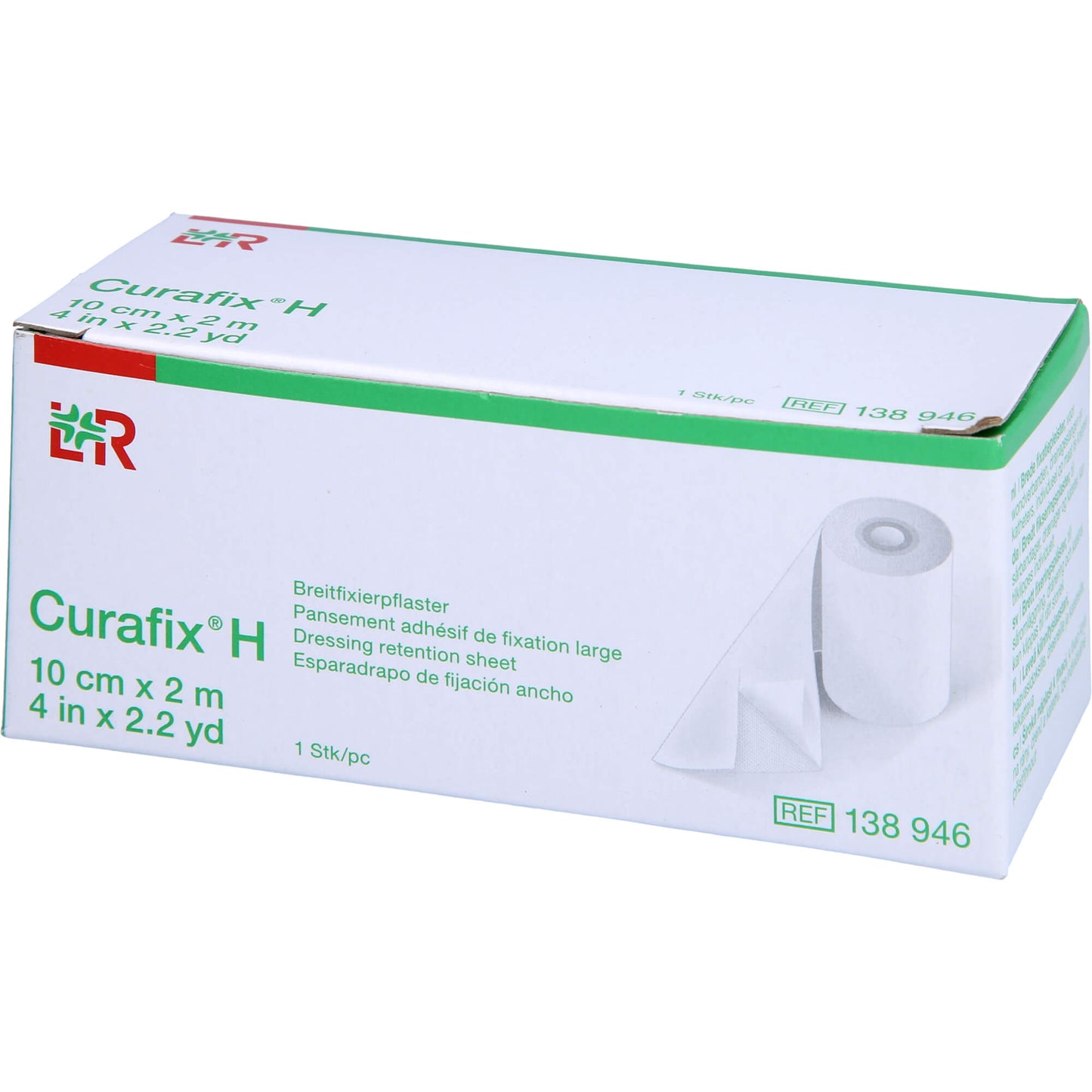 CURAFIX H Fixierpflaster 10 cmx2 m 1 St