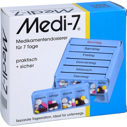 MEDI 7 Medikamentendos.f.7 Tage blau 1 St