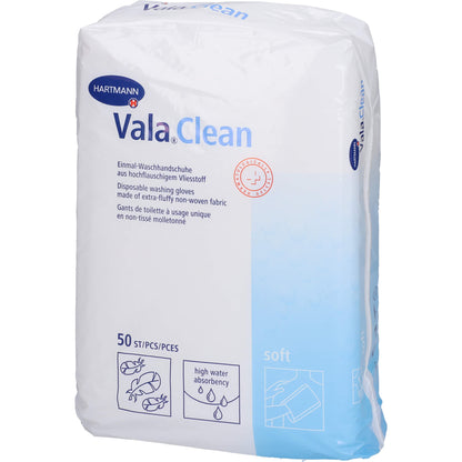 VALACLEAN soft Einmal-Waschhandschuhe 50 St