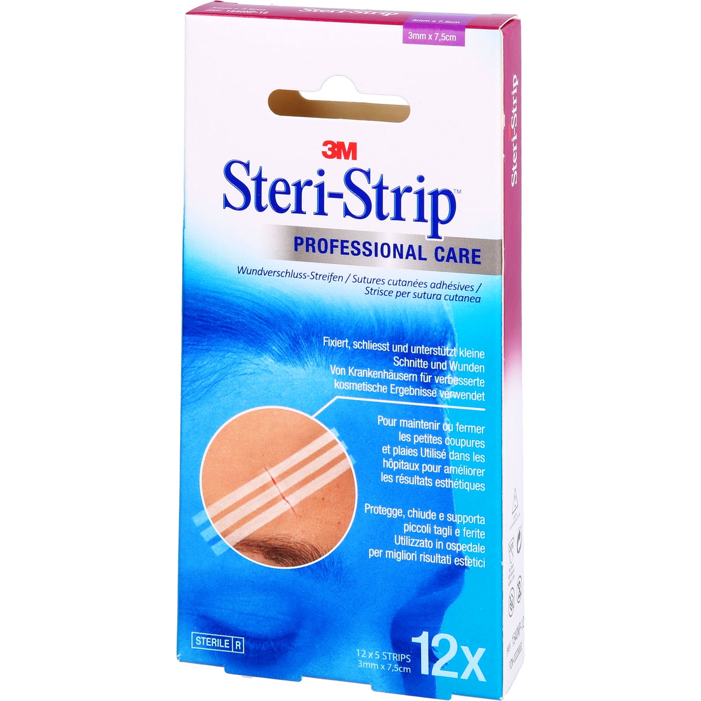 STERI STRIP steril 3x75mm 1540P 12X5 St