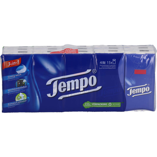 TEMPO Taschentücher ohne Menthol 5404 15X10 St
