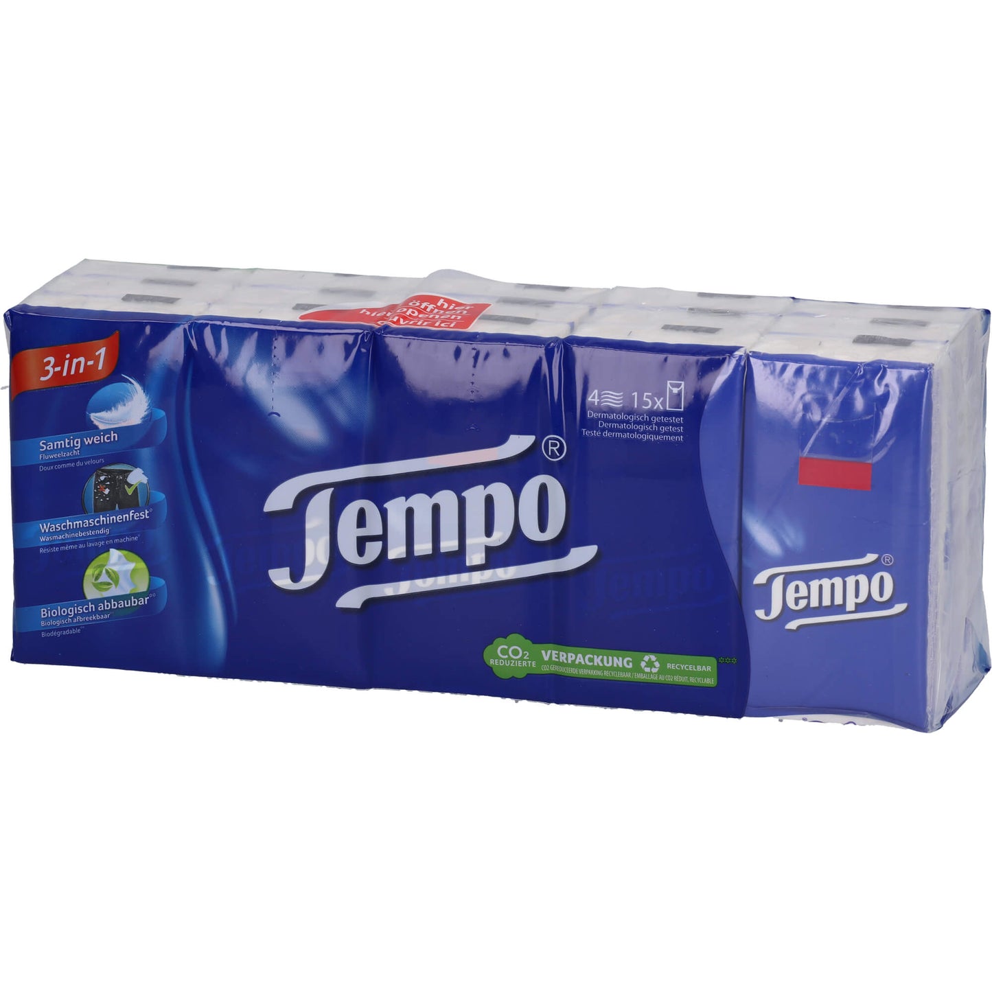TEMPO Taschentücher ohne Menthol 5404 15X10 St